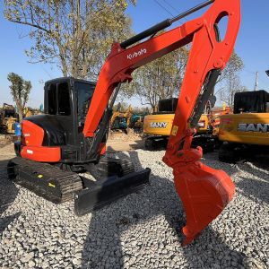 Used Kubota KX165 Excavator 48kw 0.24m3 Bucket Capacity Excellent Condition