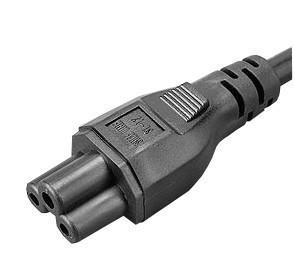 Cheap AC power cord with C5 plug, Laptop AC adapter input cord for sale