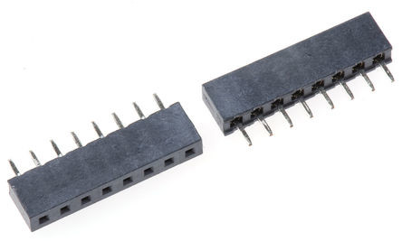 Quality Brass 2.54 Mm Female Header 1x8Pins Tin Plated Straight Pcb Pin Header wholesale