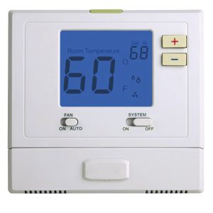 Cheap Single Stage Electronic Room Thermostat / Digital 2 Wire Heat Only Thermostat for sale