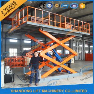 China 4.7M 3T Hydraulic Scissor Car Lift , Electric Car Parking Lift CE TUV SGS Home Use on sale