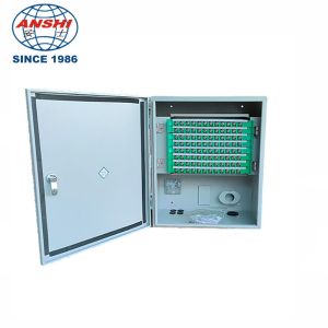 Fiber optic cable handover box 144 core wall mounted SMC box，outdoor optical