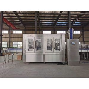 Touch Screen Control 0.25 Mpa Washing Capping Juice Filling Machine