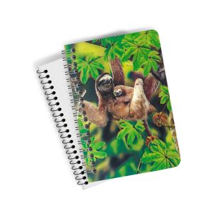Mini Custom Lenticular Printing Notebooks PET Cover Note Pad 12x8cm