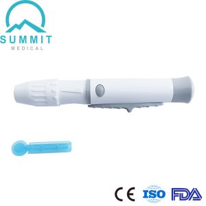 Medical Lancet Pen Lancing Device With 6 Penetration Depth For Diabetic Use