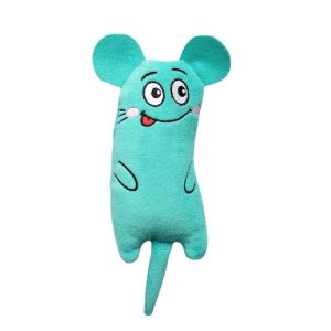 Mint Plush Self Hi Molar Cleaning Interactive Thumb Toy For Pet Cat