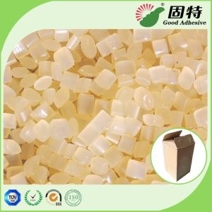 China EVA Yellow granule Hot Melt Pellets For Packaging Corrugated Box Carton Sealing on sale