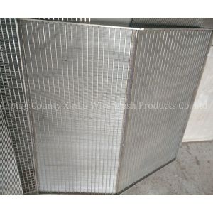 High Mechanical Strength Wedge Wire Johnson Screen Panel Sieve Bend Screening