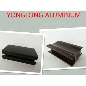 China 6063 T5 Powder Coated Wardrobe Aluminium Profile Extrusions 1.4 Thickness on sale