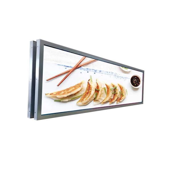 Quality LCD Double Sides Ceiling Mounted Advertising Window Display Android7.1 wholesale