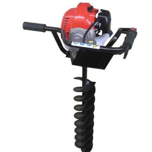 Cheap High power gasoline earth auger with brake / ground drilling machine for sale