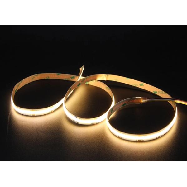 CRI90 24VDC COB LED Strip 2700K - 6000K CCT Adjustable 608 Chips/M 8mm LED Tape