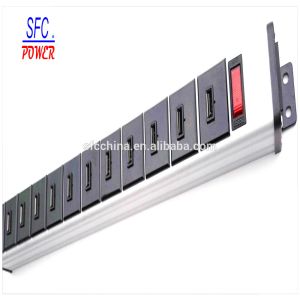 ETL FCC CE Approved alu- alloy 5V 2.1A USB 11port charger