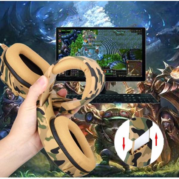 50mm 100mA ONIKUMA K1b Camouflage Gaming Headset