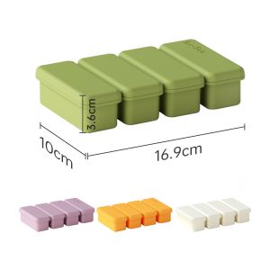 New custom Multipurpose large rectangle Silicone Ice Cube Tray