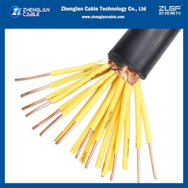 Quality Flame Retardant Copper Wire Braid Screened Control Cable 450/750V Cu/Cwb/Pvc  24x2.5mm2  IEC60227 wholesale