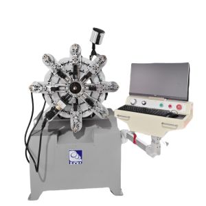 Precision Automatic CNC Spring Machine with 110m/min Speed 1000 Program Storage