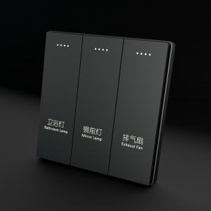 Cheap Smart Zigbee Switches Customized Black Wall Switch for Tuya APP Control in Smart Home for sale