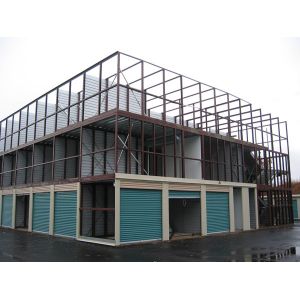 Painted Or Galvanized Prefabricated Multi Storey Steel Structure Buildings
