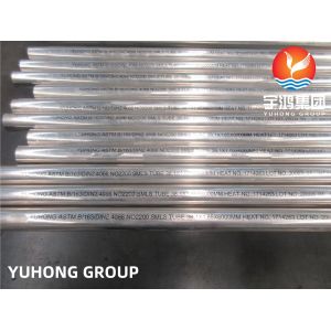 ASME SB163 N02200 Alloy 200 Nickel Alloy Seamless Tube For Heat Exchanger