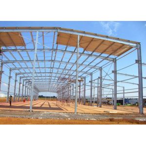 Q235 / Q355 Steel Structure Warehouse Prefabricated Steel Frame Buildings