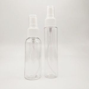 Smooth PET Plastic Spray Bottle 10ml 15ml 30ml 50ml 60m 70ml 100ml 200ml 500ml