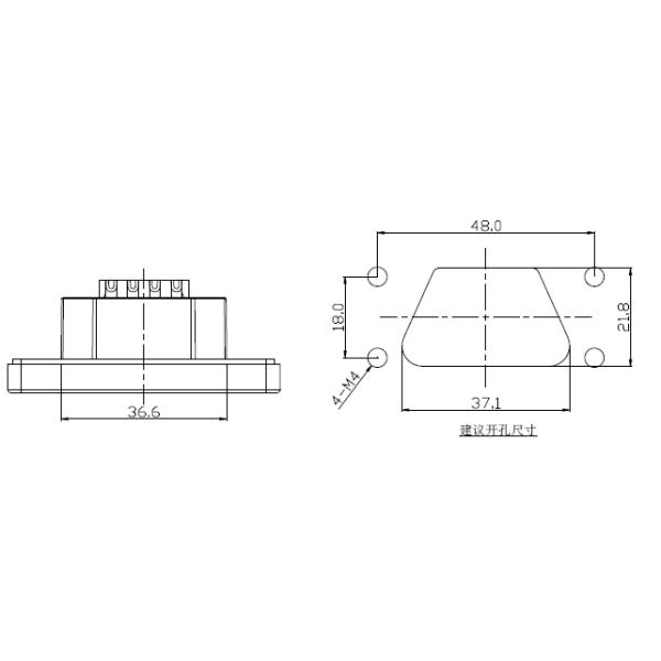 2+4P IP67 Battery Connector Male And Female Matching Charging Battery Seat