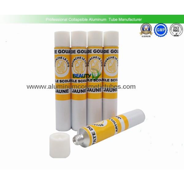 Quality Flexible Empty Aluminium Paint Tubes , Offset Printing Empty Metal Paint Tubes wholesale