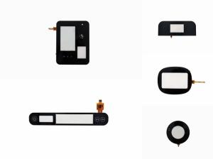 Cheap Round Capacitive Touchscreen Panel I2C Interface Waterproof PCAP Touch Display for sale