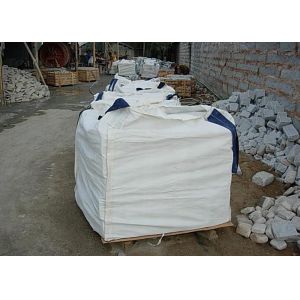 SGS Approval Cross Corner FIBC Jumbo Bags , Circular PP Big Bags Sack