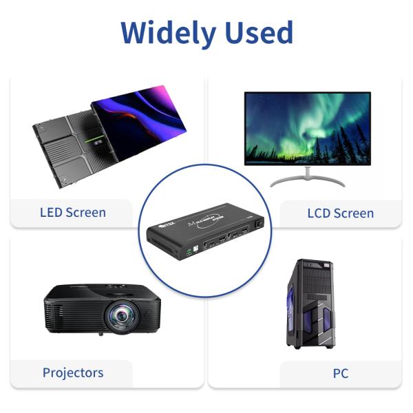 Quality All Splicing Modes within 8 Screens Video Wall Controller 8k Maximum Resolution 2 Inputs wholesale