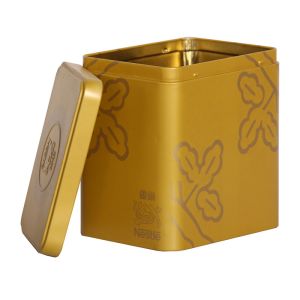 Coffee/Tea Tin with Airtight function, customized tin, decorative tin, metal