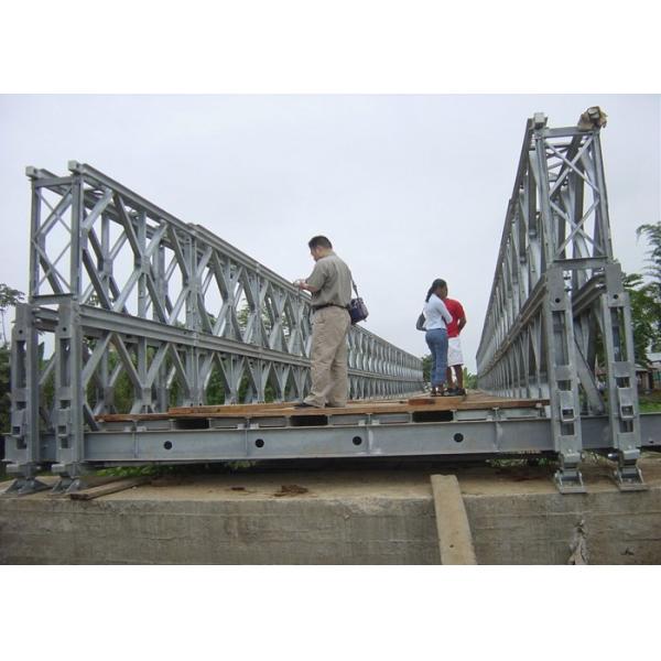 Quality CB100 Designed Span Bailey Bridge Temporary Steel Bridge wholesale