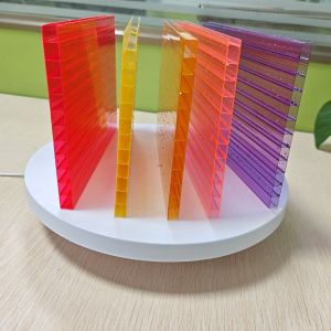 Impact-Resistant Yellow Polycarbonate Hollow Sheet For Added Safety And