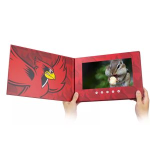 4.3/5/7/10 inch LCD video express book LCD video business card with 8GB memory