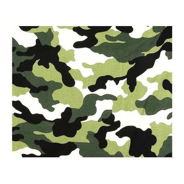 Garment Sportswear Brush Camouflage Print Fabric 100% cotton