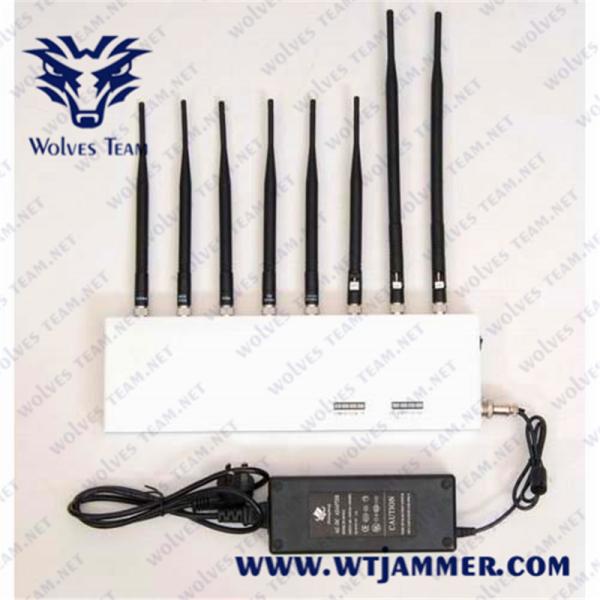 8 Antennas 8 Band All Signal Jammer Block 3g 4g Gps Wifi 2.4g Blocker