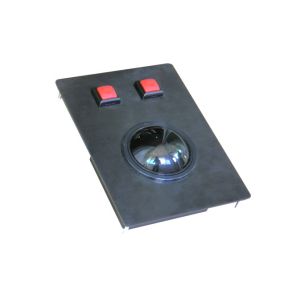 Metal Panel Mount Industrial Pointing Device Trackball Mouse Medical / Marine