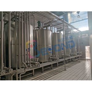 Pasteurized Milk Stirring 5000LPH Yogurt Processing Line