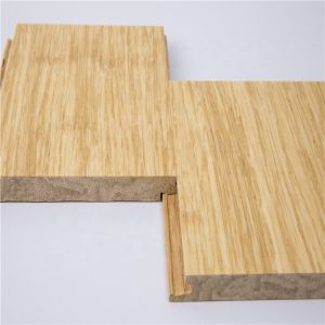 High Density Solid Bamboo Wood Flooring From in Modern Design with Coffee Color