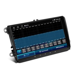 VW 9 Inch Car Android GPS Navigation 4 Core HD Screen WiFi Music