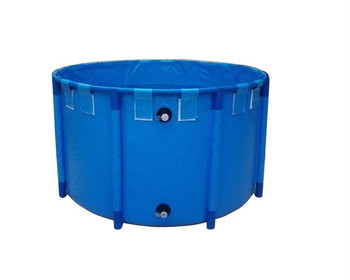 5000 Liters 0.9mm PVC Tarpaulin Collapsible Fish Tank Fish Pond Plastic Tank Diy