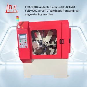 LDX-020B Full CNC Servo Feed Circular Saw Blade Angle Grinding Machine