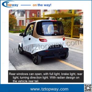 2017 Manual adjust rear sight mirror four wheel electric tricycle vehicle
