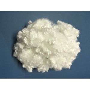 Bright White Hollow Conjugated Siliconized Polyester Fiber 7Den / 15Den Grade