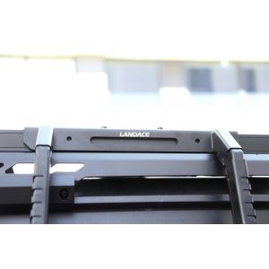 2018- WranglerJK WranglerJL CNC Machined Black Folding Side Ladder for Rubicon