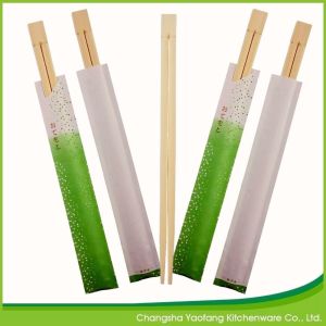Disposable Individually Wrapped Twins bamboo Chopsticks 24cm Half Whole Cover