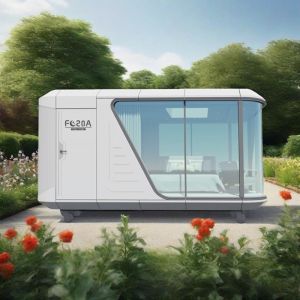 Luxurious Space Capsule House Living Galvanized Steel Structure Broken Bridge