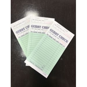 Cheap CT-G3616 English Language US guest check Customized for Bar Transactions for sale
