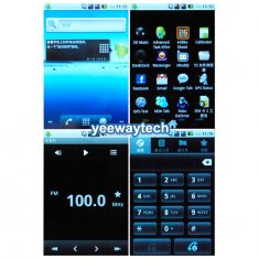 Cheap HiPhone H2000 Quad Band Dual Cards Dual Standby Dual Cameras WIFI JAVA Analog TV Bluetooth A-GPS Compass Android 2.2 3.5-inch Capacitive Touch Screen for sale